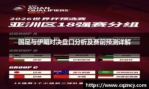 国足与伊朗对决盘口分析及赛前预测详解